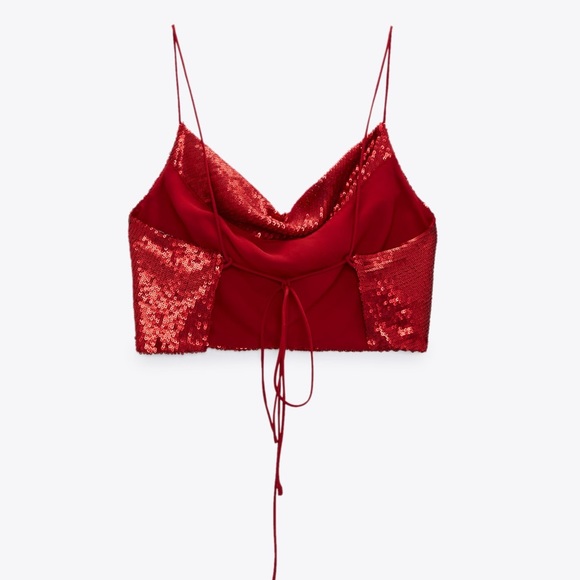 ZARA RED TOP - Picture 6 of 10